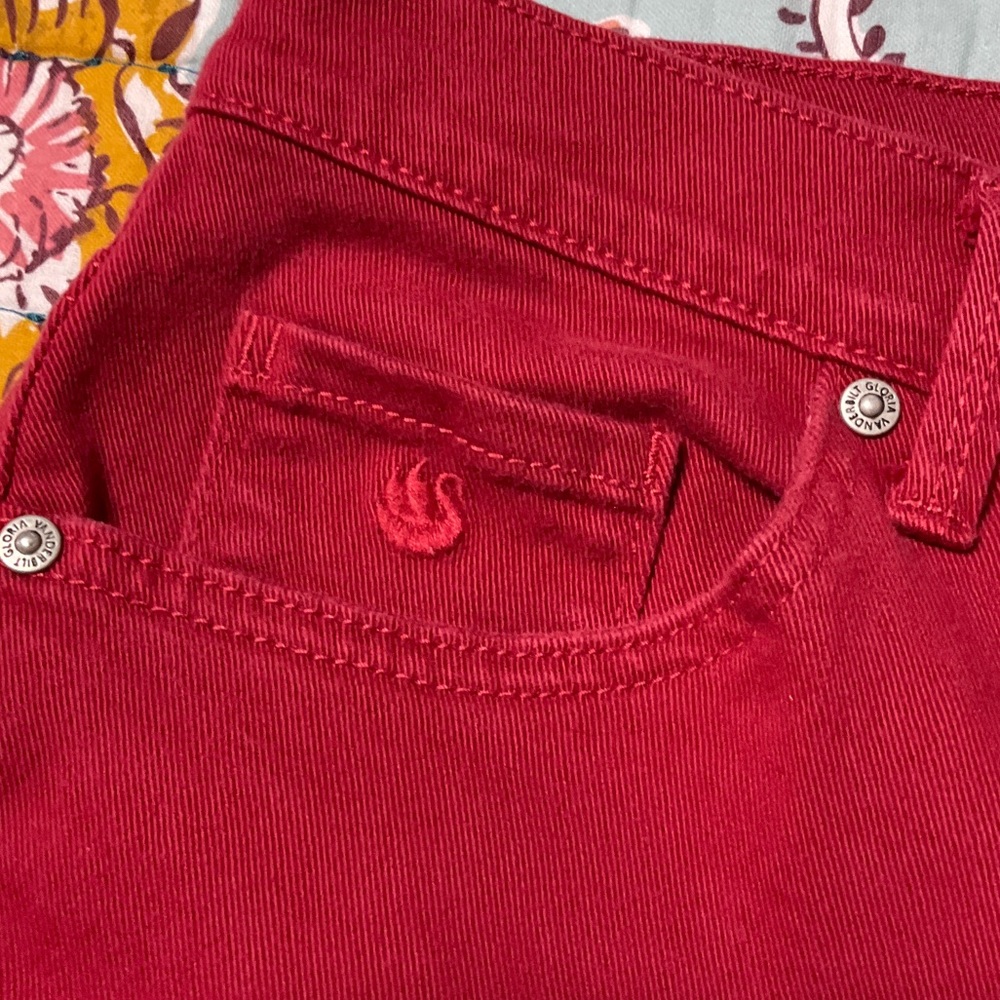 🔥Final Mark down! Gloria Vanderbilt Deep Red Straight Leg Jeans - Picture 6 of 12